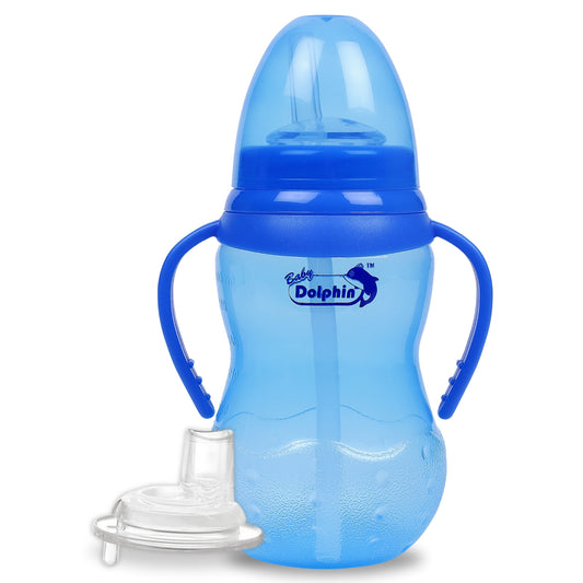 Interchangeable Sipper / Sippy Cup 300ml, Blue.